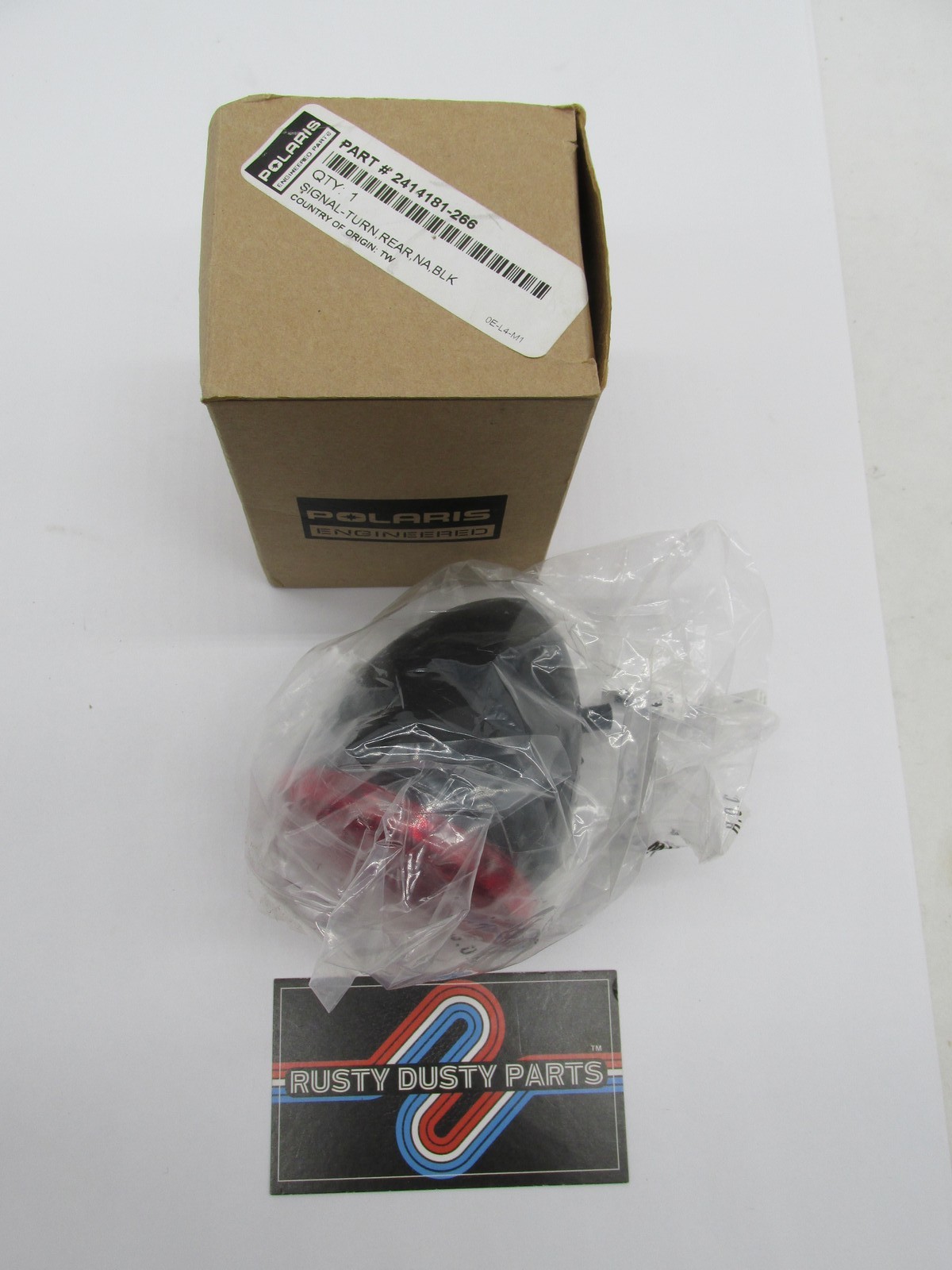Polaris Indian Genuine OEM NOS Rear Black Turn Signal Assembly 2414181-266