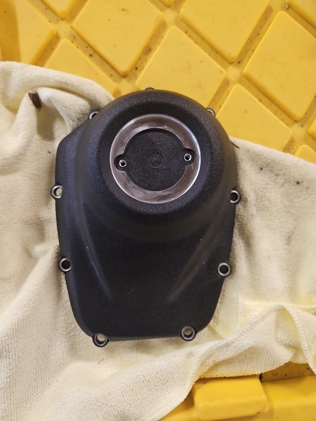 Harley Davidson CAM COVER Touring Milwaukee Eight 25700368 Wrinkle Black