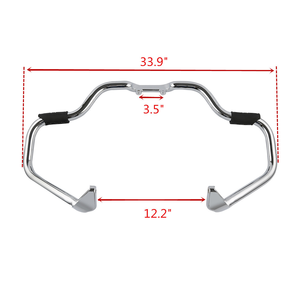 Mustache Engine Guard Bar Lower Vented Leg Fairings For Indian Chieftain 14-2020