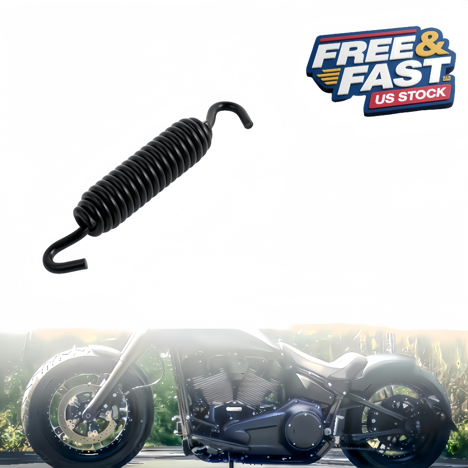 ​​4.5″ Kickstand Spring For Harley Davidson Sportster XL883 XL1200 1999-2022​