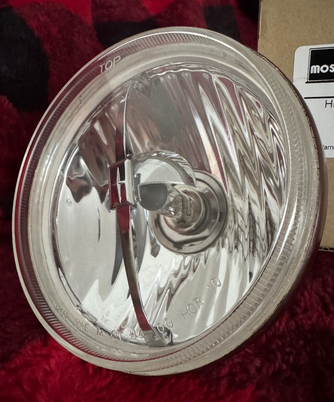 NEW VINTAGE CAR MOTORCYCLE 5.75 in RETRO SINGLE BAR HEADLAMP – HALOGEN BULB