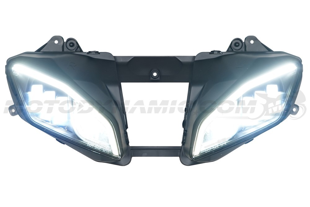 NON-USA Models 2008-2016 Yamaha YZF R6 Full LED Projector Head Light w/ DRL