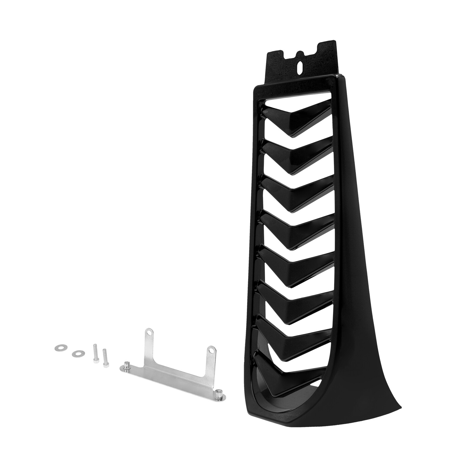Black Front Chin Lower Fairing Bottom Spoiler Frame Fit For Harley 2018+ Softail