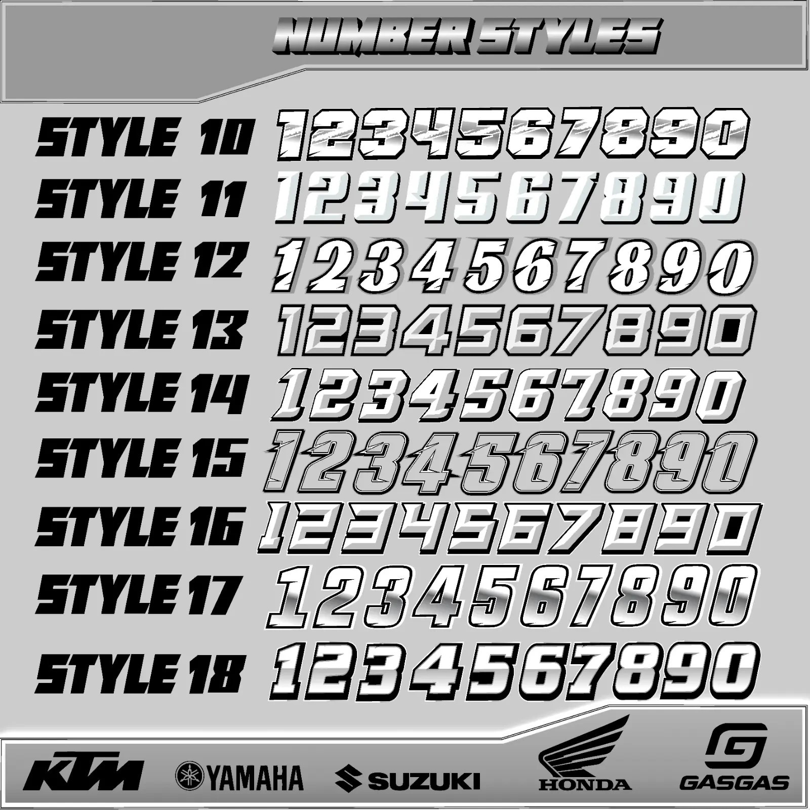 Yamaha YFZ 450R 450X Graphics decal kit stickers 2014 to 2018 2019 2025 21mil