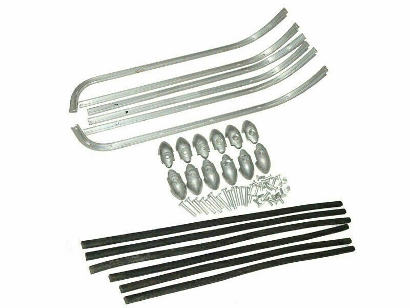 Vespa Floor Runner Kit Channel Strip Set With Rivets VBB Rally Super Sprint
