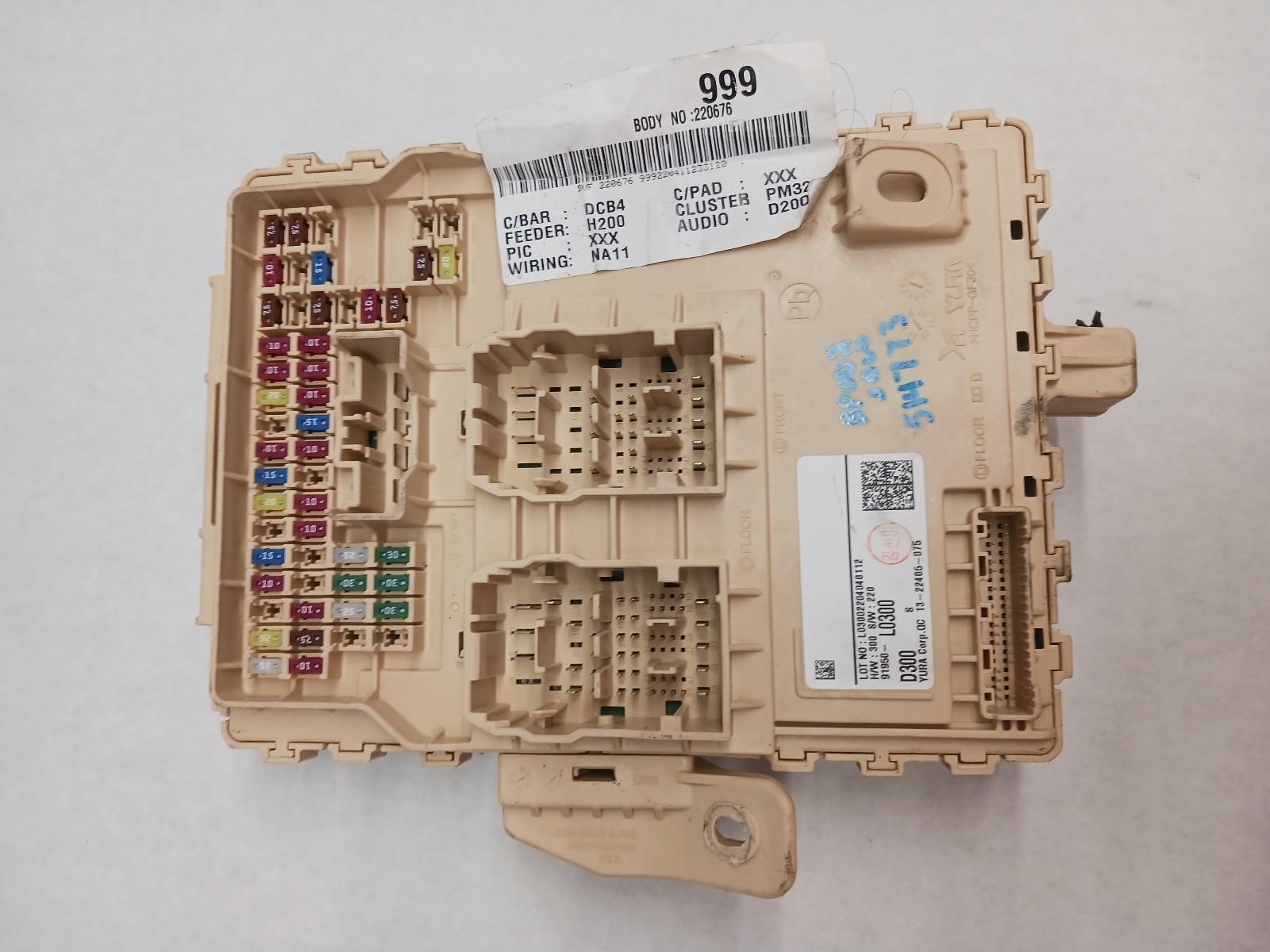 ’22 HYUNDAI SONATA Cabin Fuse Box OEM 1 Year Wnty!