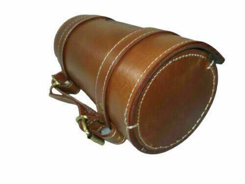 Fits Indian Chief Motorcycles – New Pure Leather Engraved Tool Bag in Tan Color