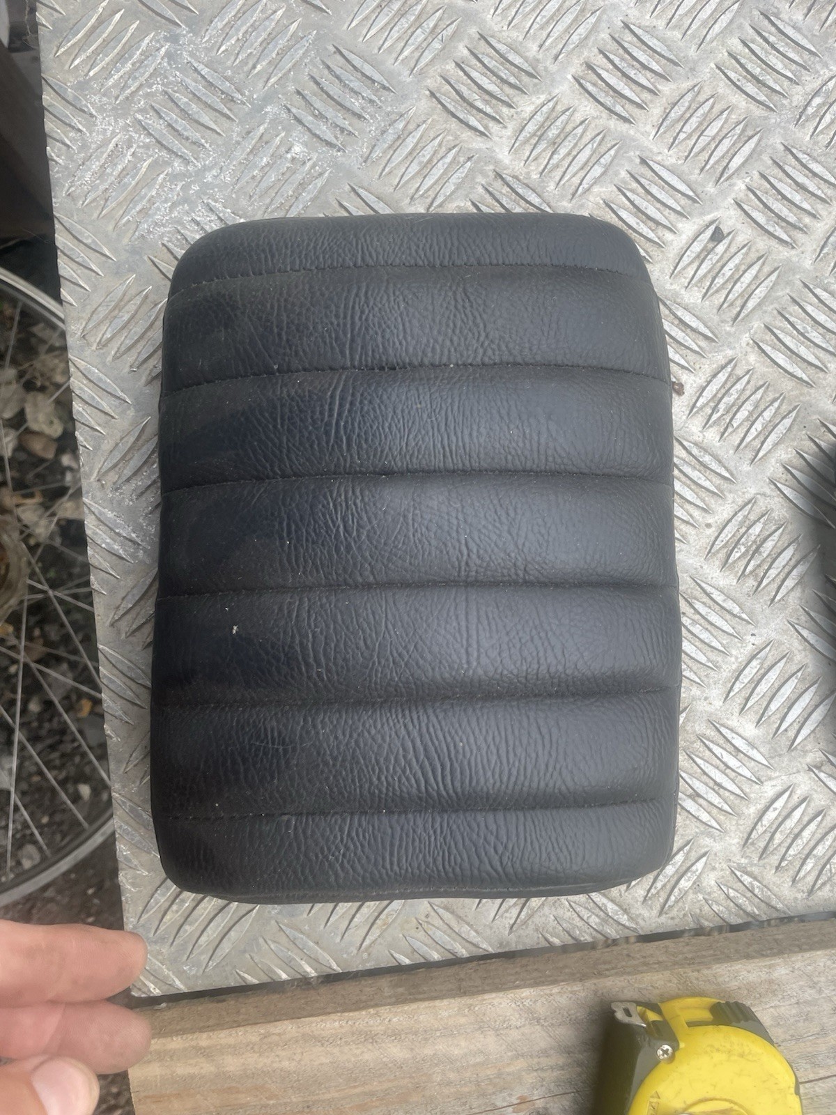 Harley Davidson Triumph Chopper Bobber Rigid Pillion Pad As Shown Passenger Pad