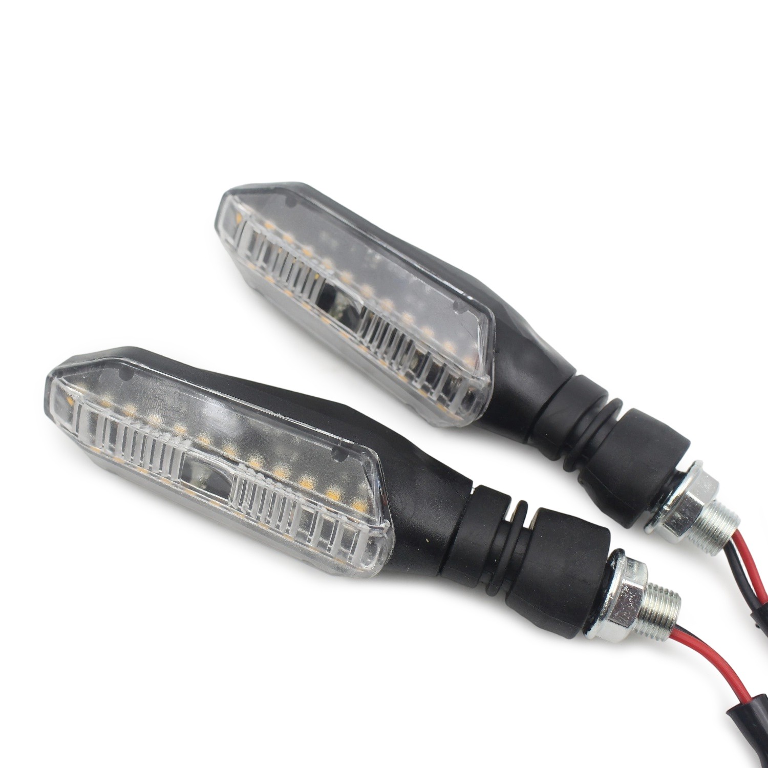 Universal 4PCS Motorcycle Led Turn Signal Indicator Blinker Amber Lights Durable