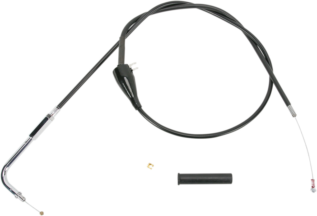Drag Specialties Alternative Length Black Vinyl Idle Cable 46in. #0651-0184
