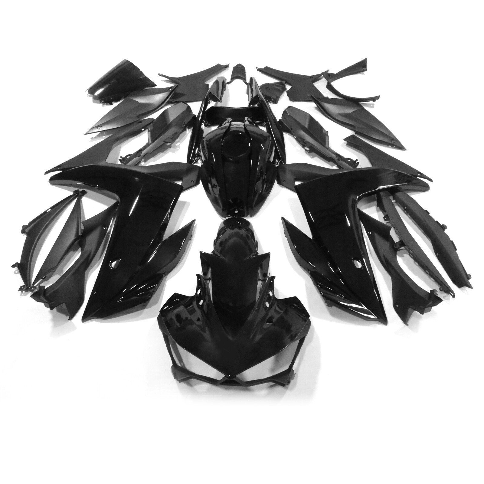Fairing Kit & Bolts For Yamaha YZF R3 2014-2018 R25 2015-2017 2016 Glossy Black