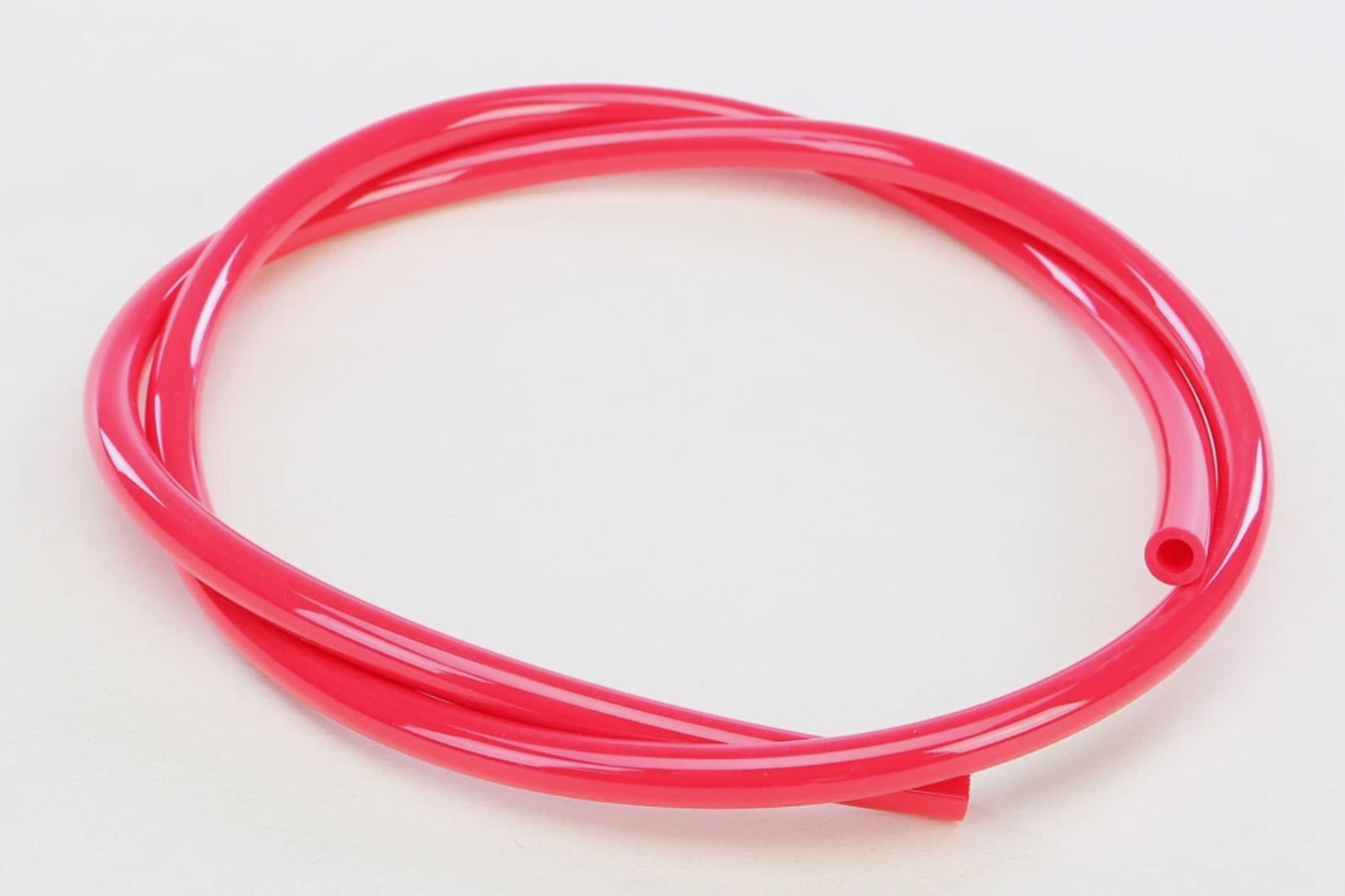 Helix Racing Colored Fuel Line-3/16in.x5/16in. 3ft.-Transparent Red-316-5161