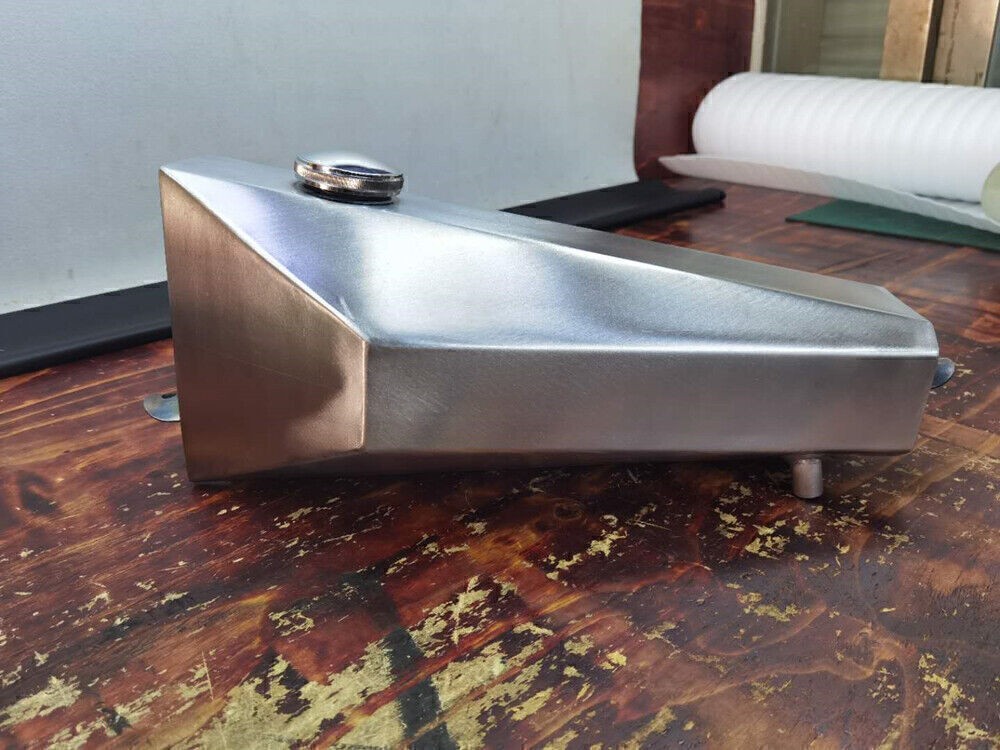 2.2Gal Silver Customized Motor Gas Fuel Tank For Honda Yamaha Harley 1 Set
