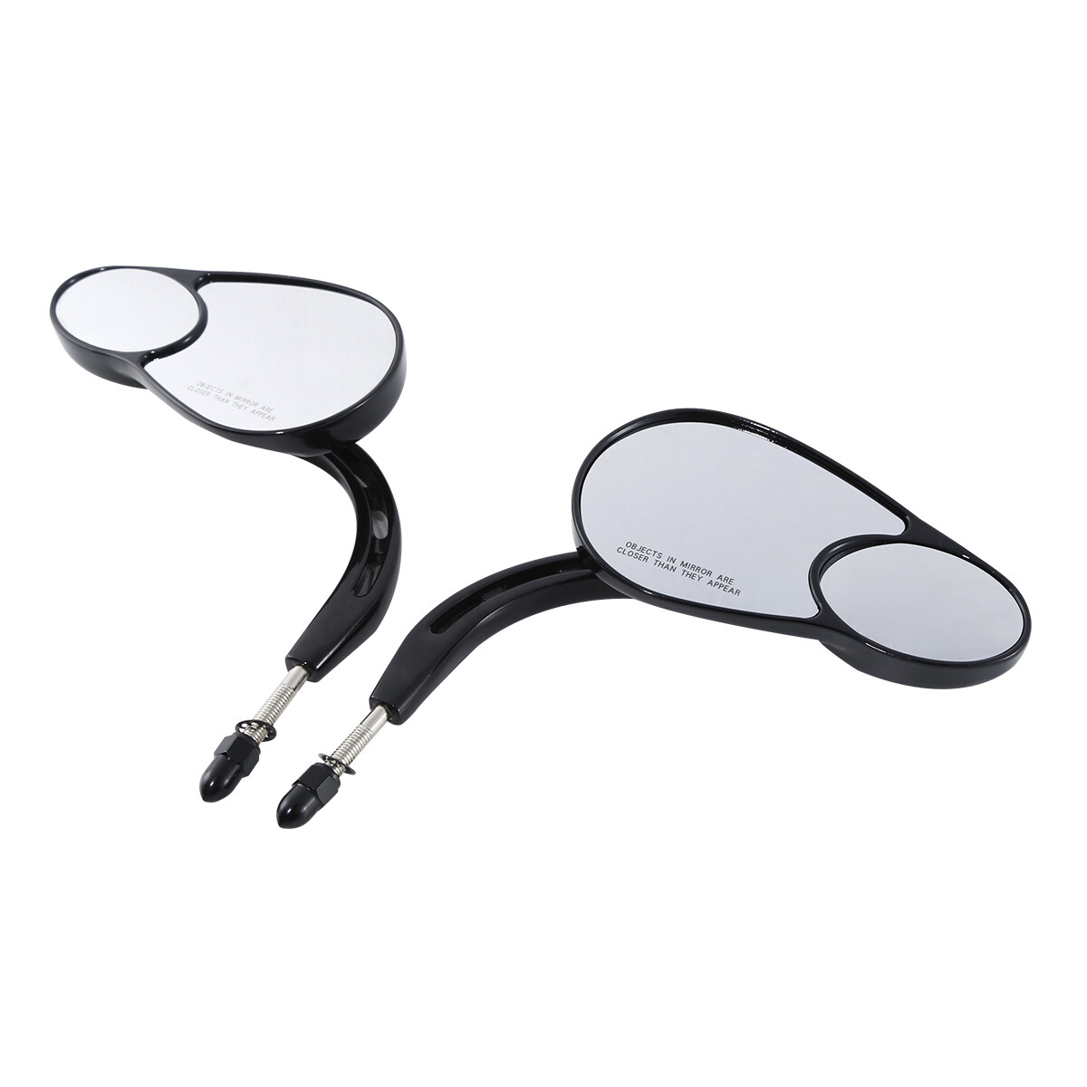 Universal 8mm Rear View Mirrors Fit For Harley Touring Road King Tri Glide Ultra