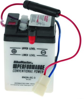 Performance Conventional Battery For Honda SL70K Motosport 1973 White 6N2A-2C-3