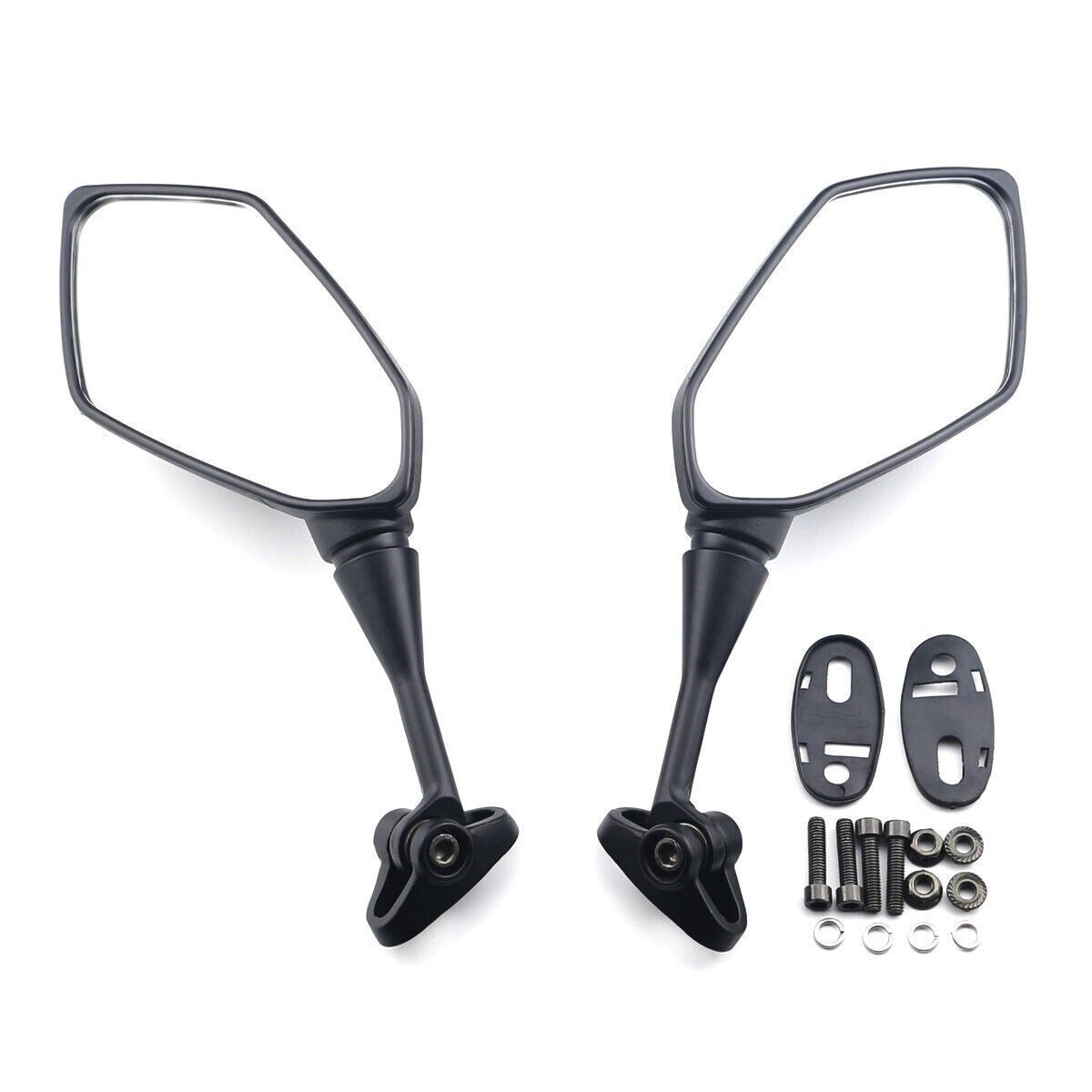 1 Pair of Motorcycle Rearview Mirrors For 2008-2012 Kawasaki Ninja 250R
