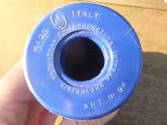 NOS BIEMME Blue 22 mm Handlebar Grips Antique NOS Made in Italy ART 91