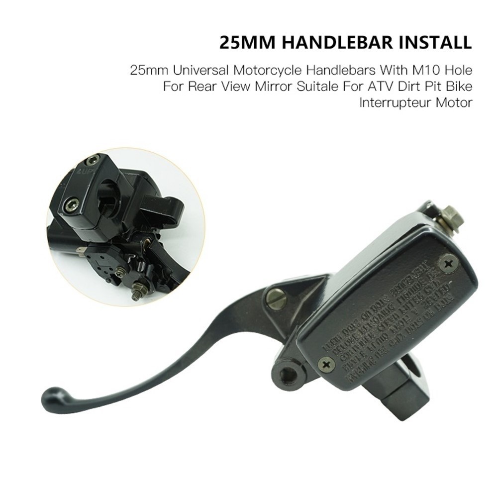 1″ Left Motorcycle ATV Handlebar Hydraulic Brake Master Cylinder Lever (25MM)