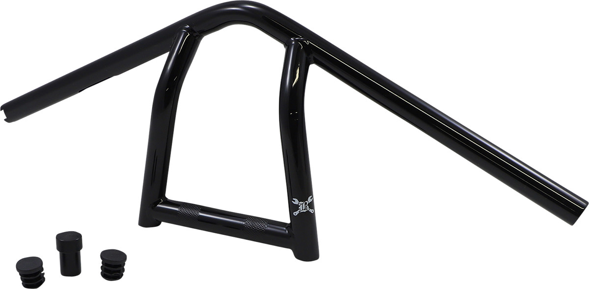 BURLY BRAND – Jim Handlebar 9″ Black | B12-6040B