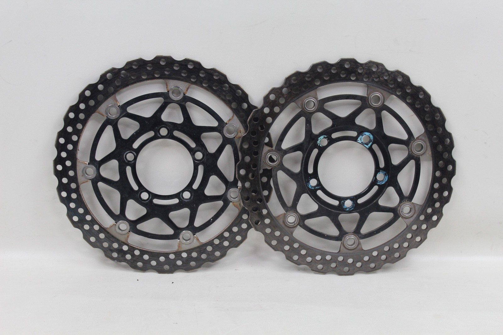 Kawasaki Ninja ZX6R 636 21-23 OEM Front Brake Rotors Rotor Discs NICE!