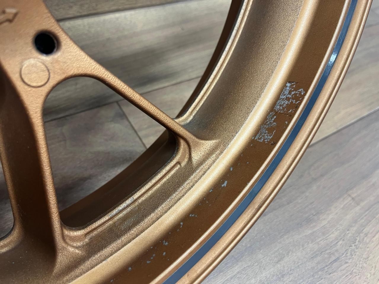 Kawasaki ZRX1200 DAEG OEM Gold Wheel Set 17×3.50 17×5.50 JDM Final Edition
