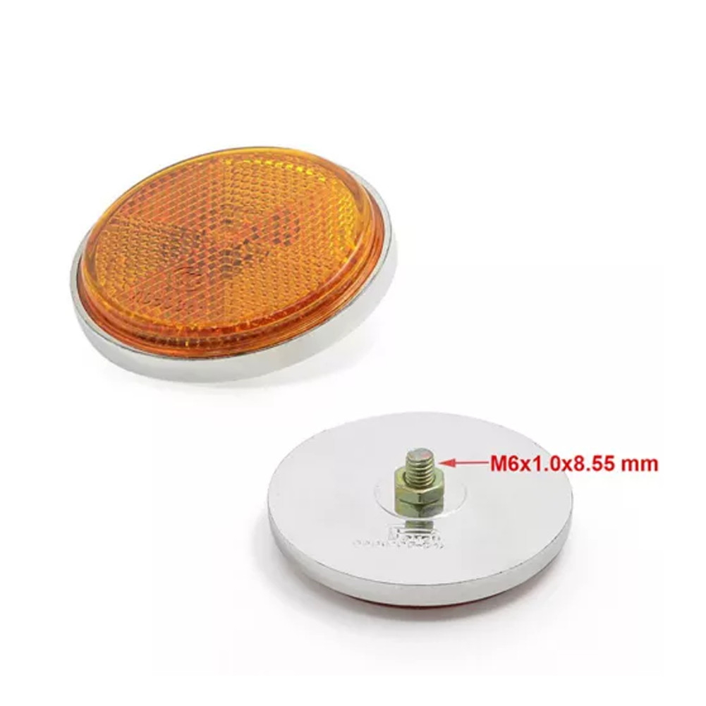 Amber Front Fork Reflector For Honda CL70 SL 70 90 C70 S90 CT70 Z50A Mini Trail