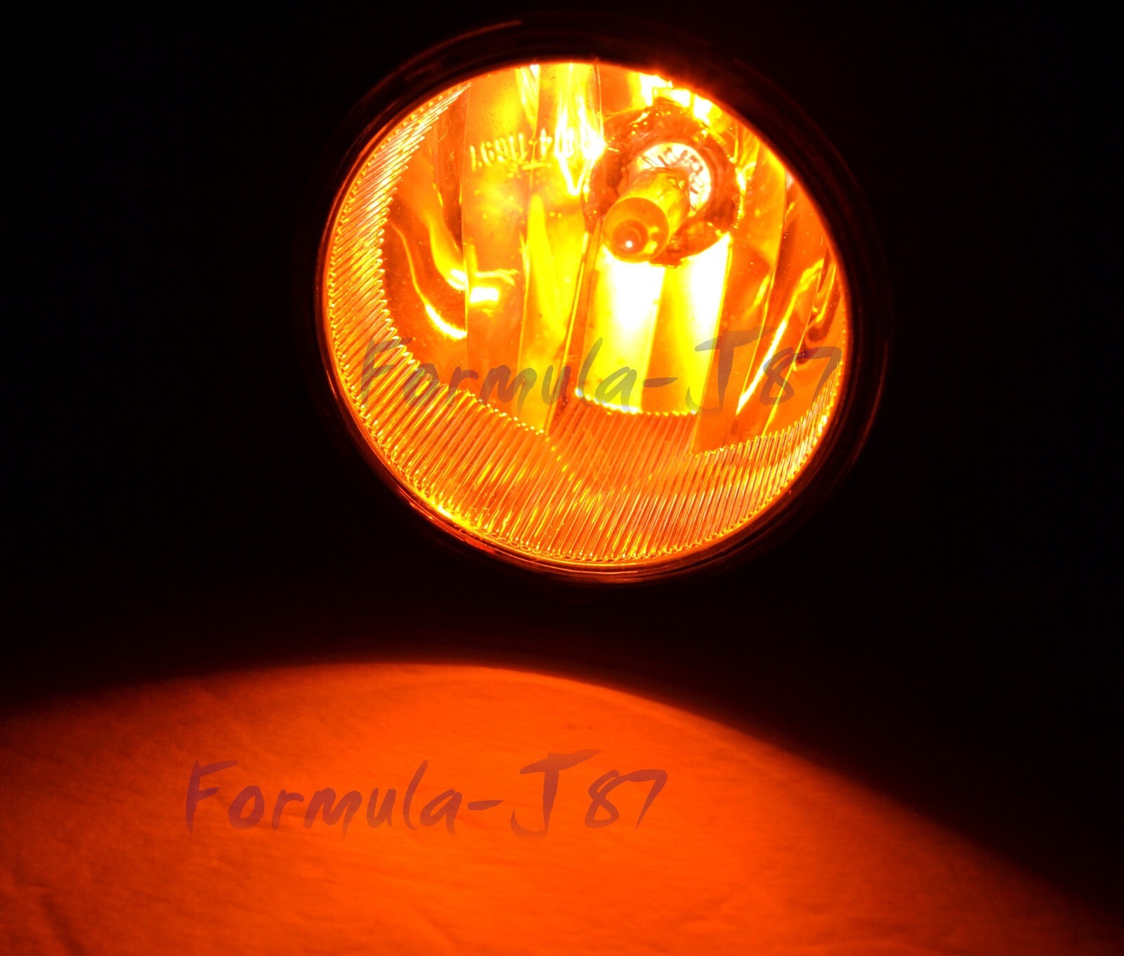Halogen H3 55W Orange Amber Two Bulbs Head Light High Beam Replacement Lamp Bike