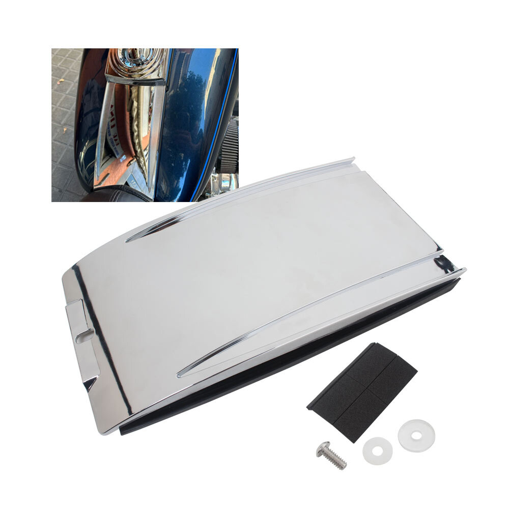 Fit For Harley Softail Heritage Springer Chrome Lower Dash Tank Panel Extension