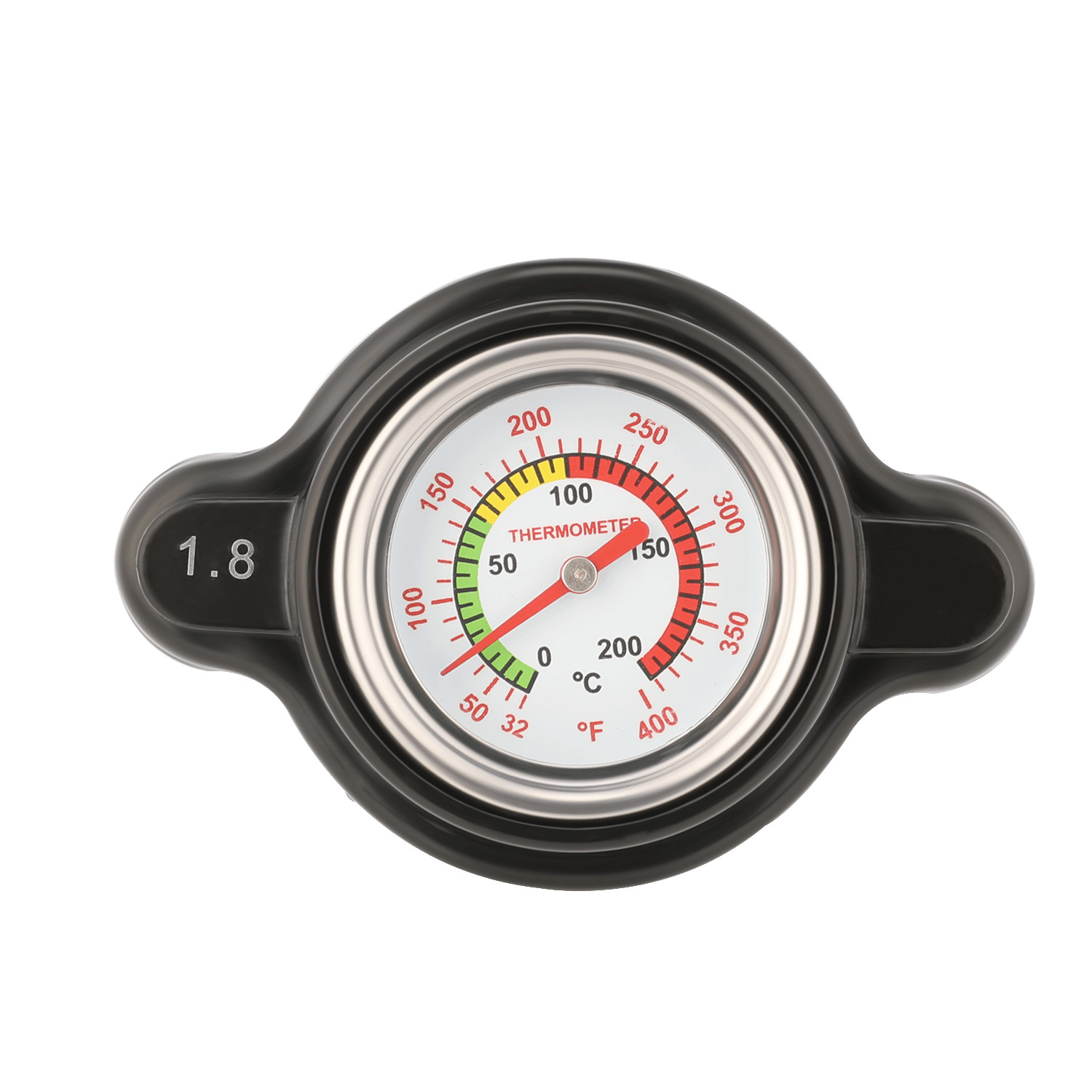 NEW High Pressure Radiator Cap w/ Temperature Gauge 1.8 Bar Radiator Cap 25.6Psi