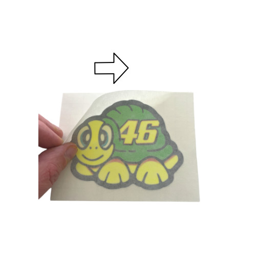 Rossi TURTLE sticker Vinyl Decal 46 Tartaruga 2012 10cm / 4″ adesivo aufkleber