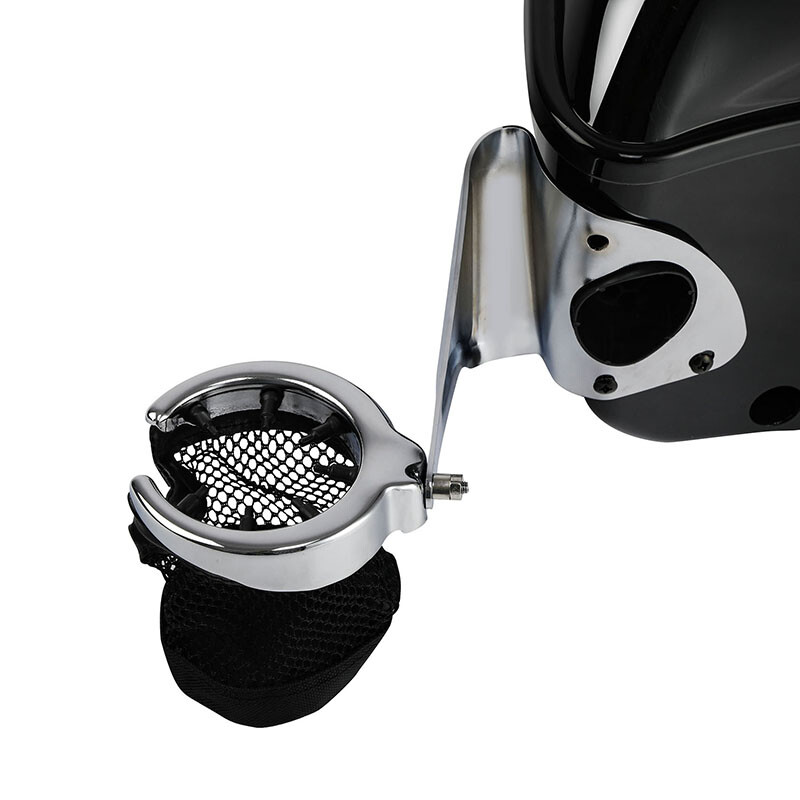 Rear Passenger Drink Cup Holder For Harley Touring Road Electra Glide 2014-2023