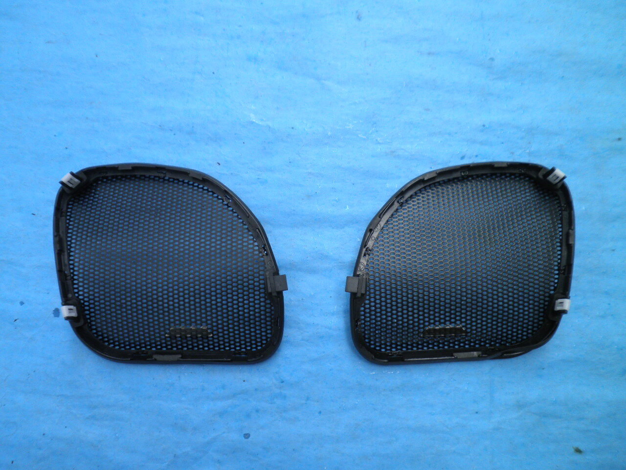 2015-23 HARLEY ROAD GLIDE FAIRING SPEAKER GRILLS BLACK METAL ROCKFORD FOSGATE $