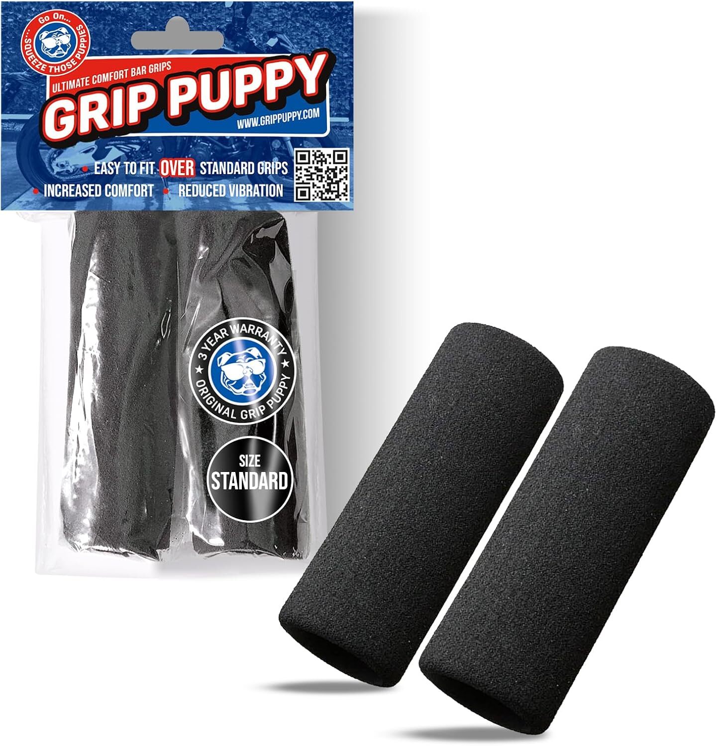 GRIP PUPPY – ULTIMATE COMFORT OVER GRIPS – UNIVERSAL FIT. ORIGINAL & BEST!