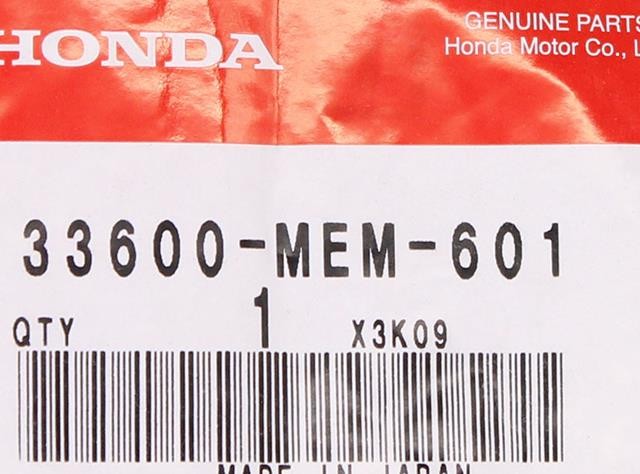 Genuine Honda Turn Signal Assembly Part Number – 33600-MEM-601