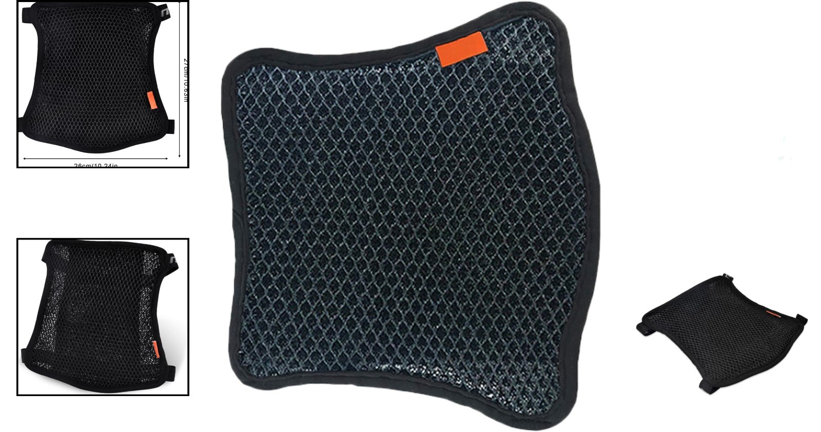 Motorcycle Seat Cushion Air Cooling 3D Mesh Motorcycle Seat Pad,Butt Protecto…