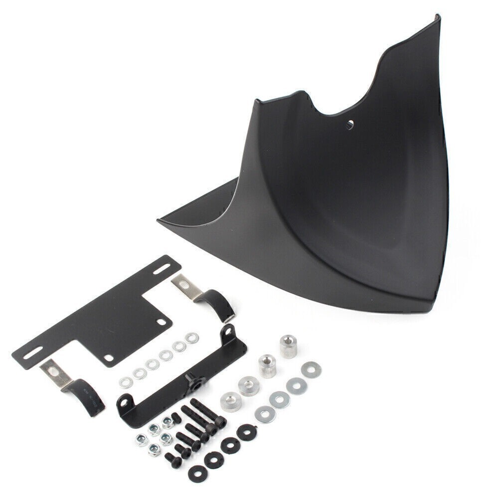 For Harley Touring Dyna Matte Black Chin Fairing Spoiler Mudguard