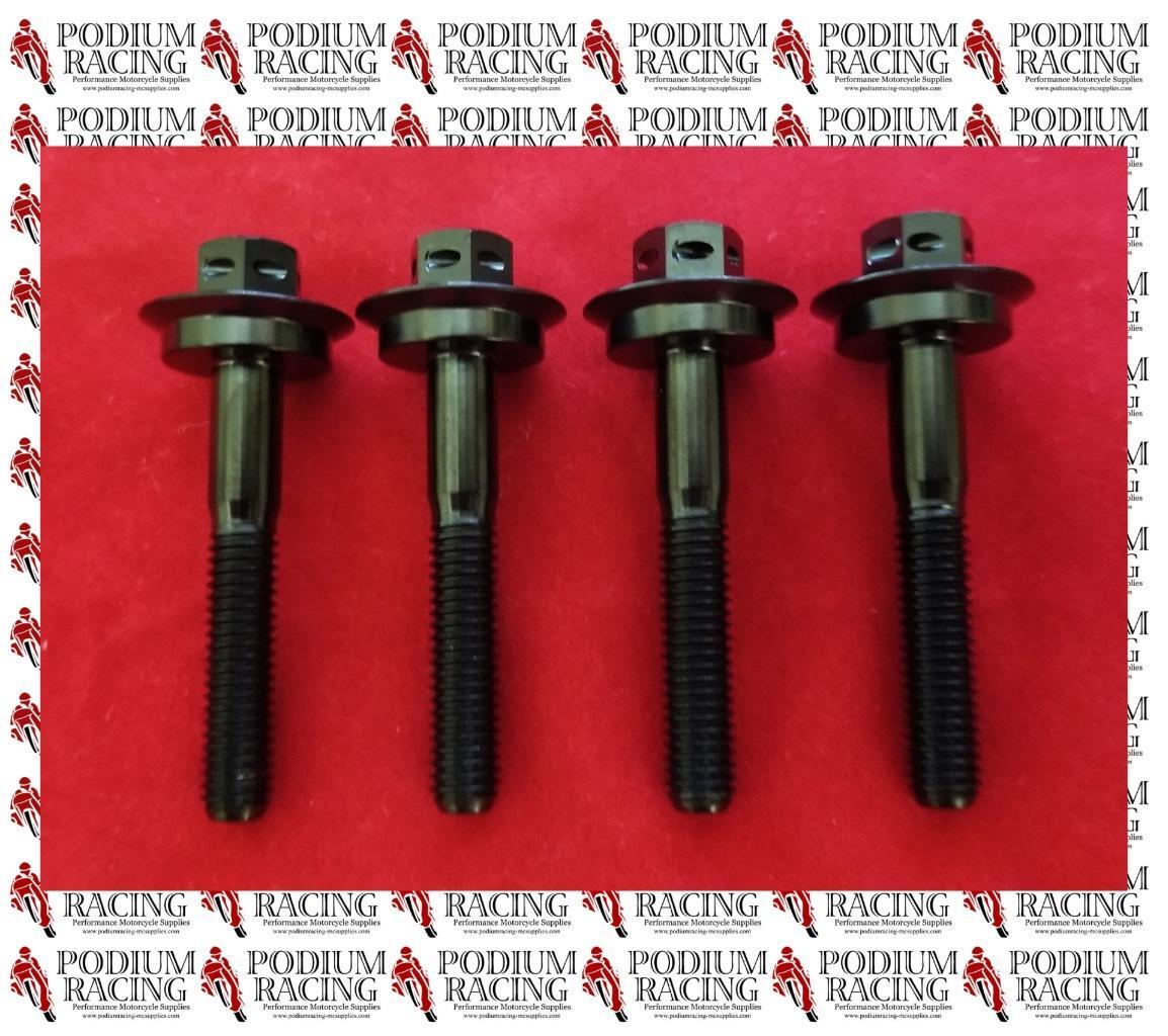 TITANIUM BLACK CALIPER SPACERS 5MM x 24MM FOR HIGH PERFORMANCE BREMBO CALIPERS