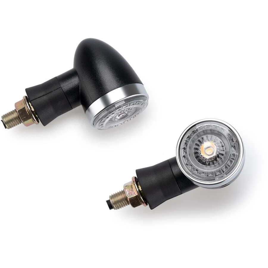 Puig Radiant LED Turn Signals – Black, M10 21899N 21899N