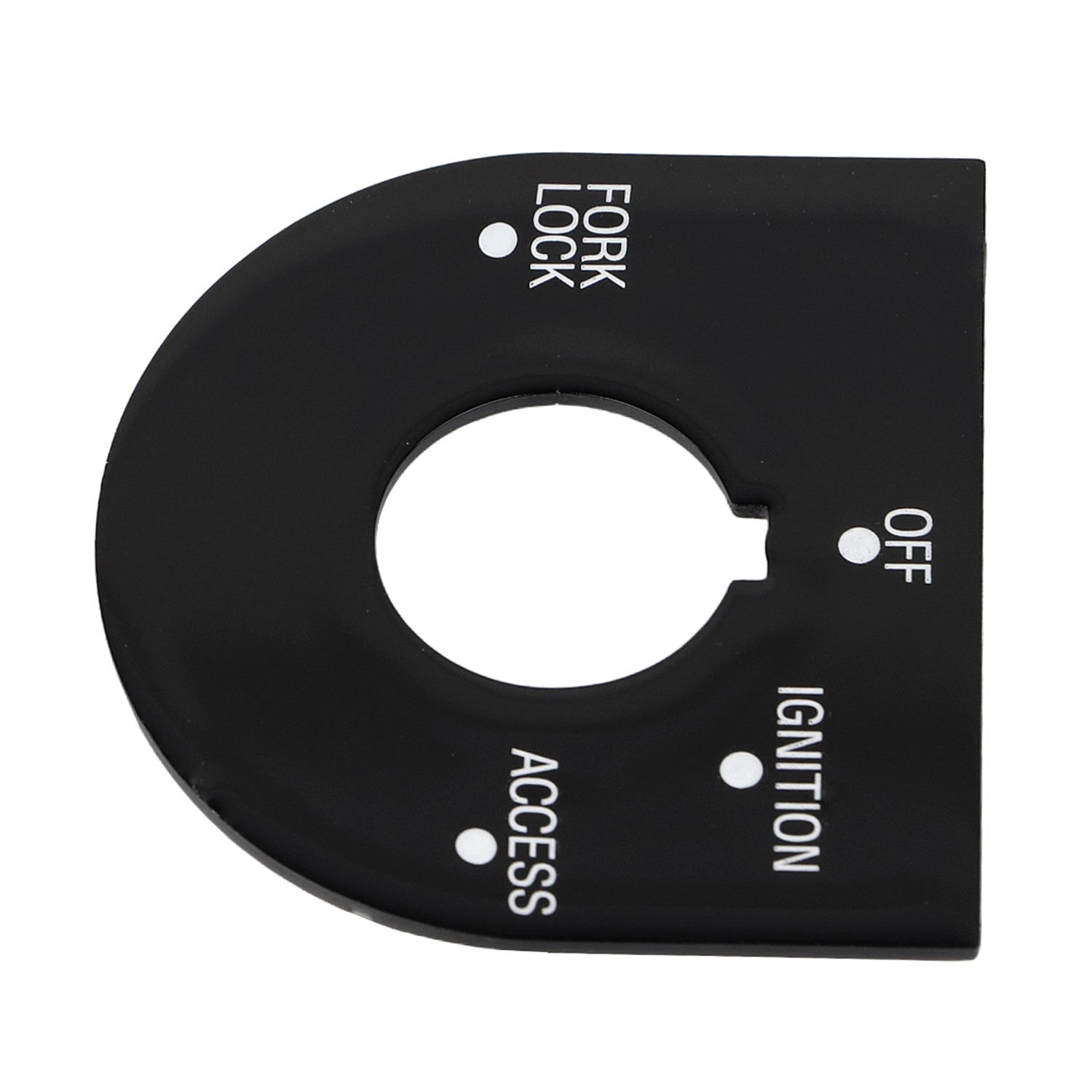 Gloss Black Ignition Switch Panel Trim Fit For Harley Road Glide FLTR EFI FLTRI