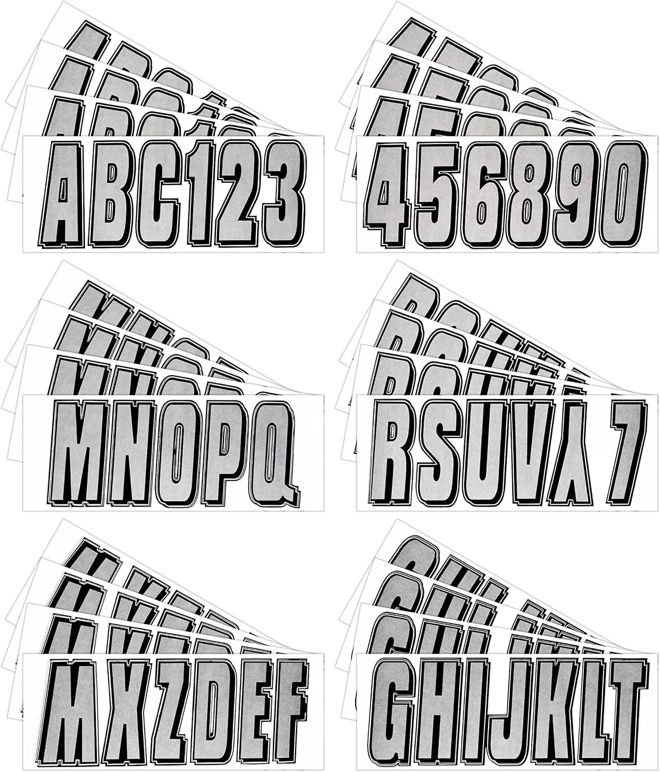 Hardline Series 320 Registration Kit Gradation – Silver/Black SIBLK320