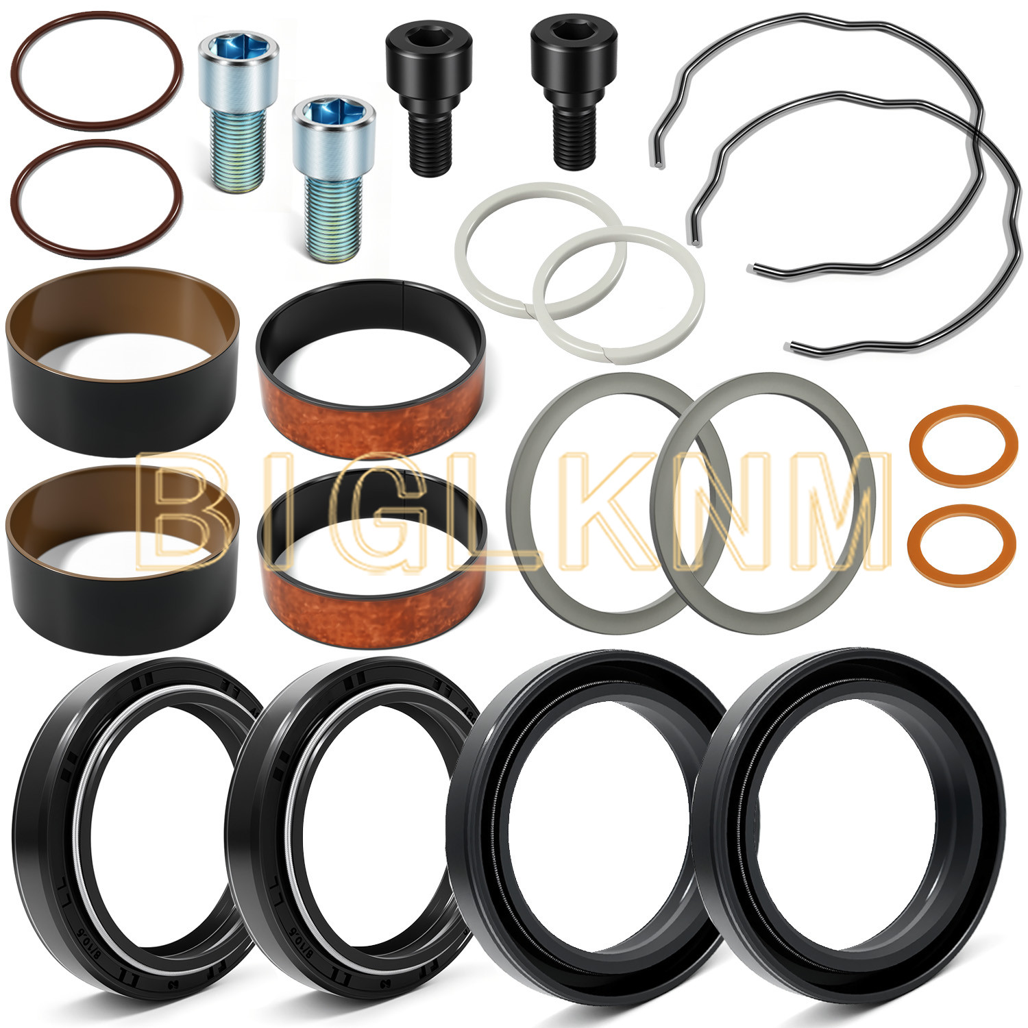 Front End Fork Leg Rebuild Seal Boot Kit 49mm For Harley Sportster XL1200X 16-18