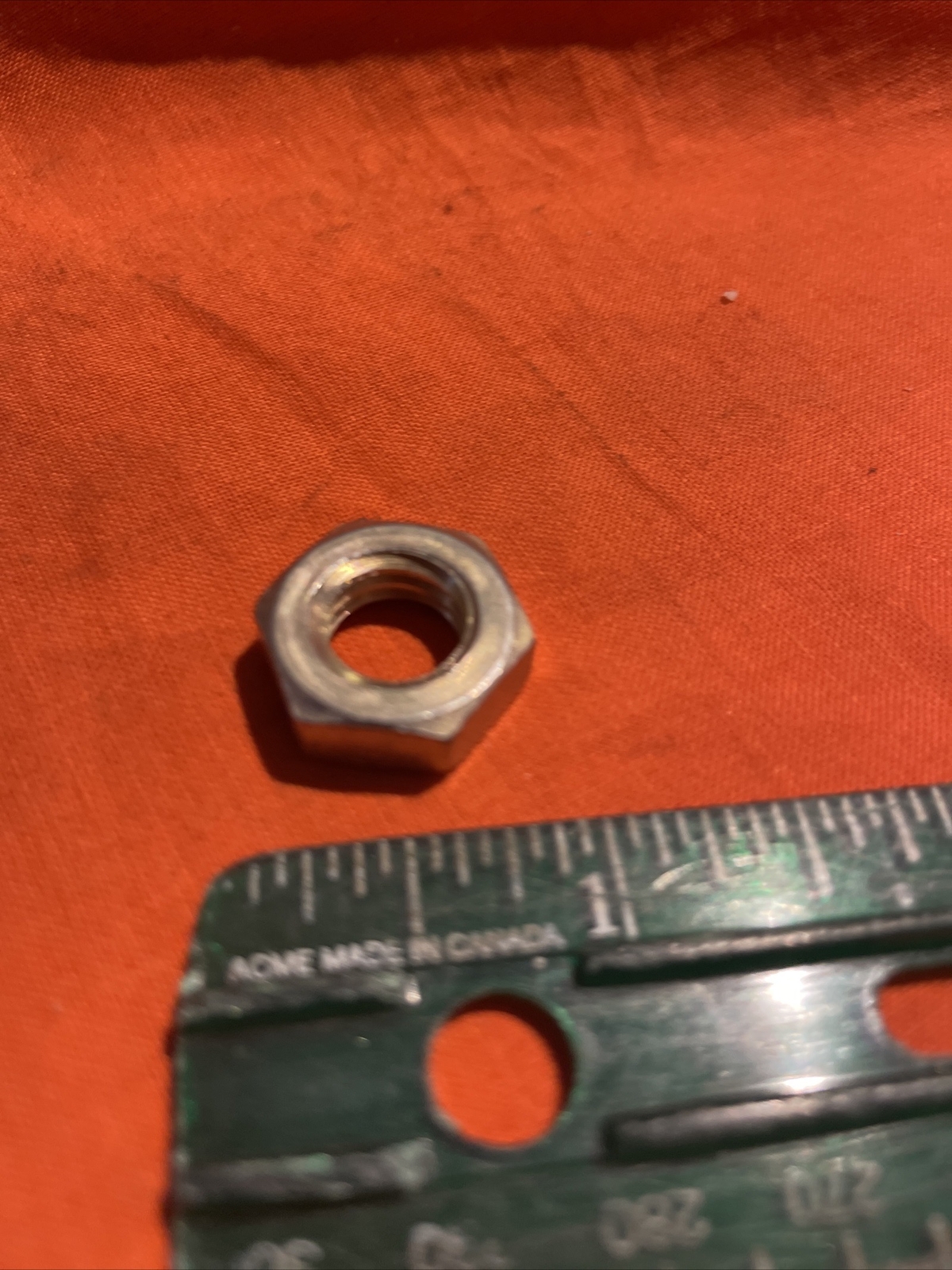 1 NOS OEM Harley Davidson 7/16″-14 x 1/4″ x 11/16″ Jam Nut P/N 7515
