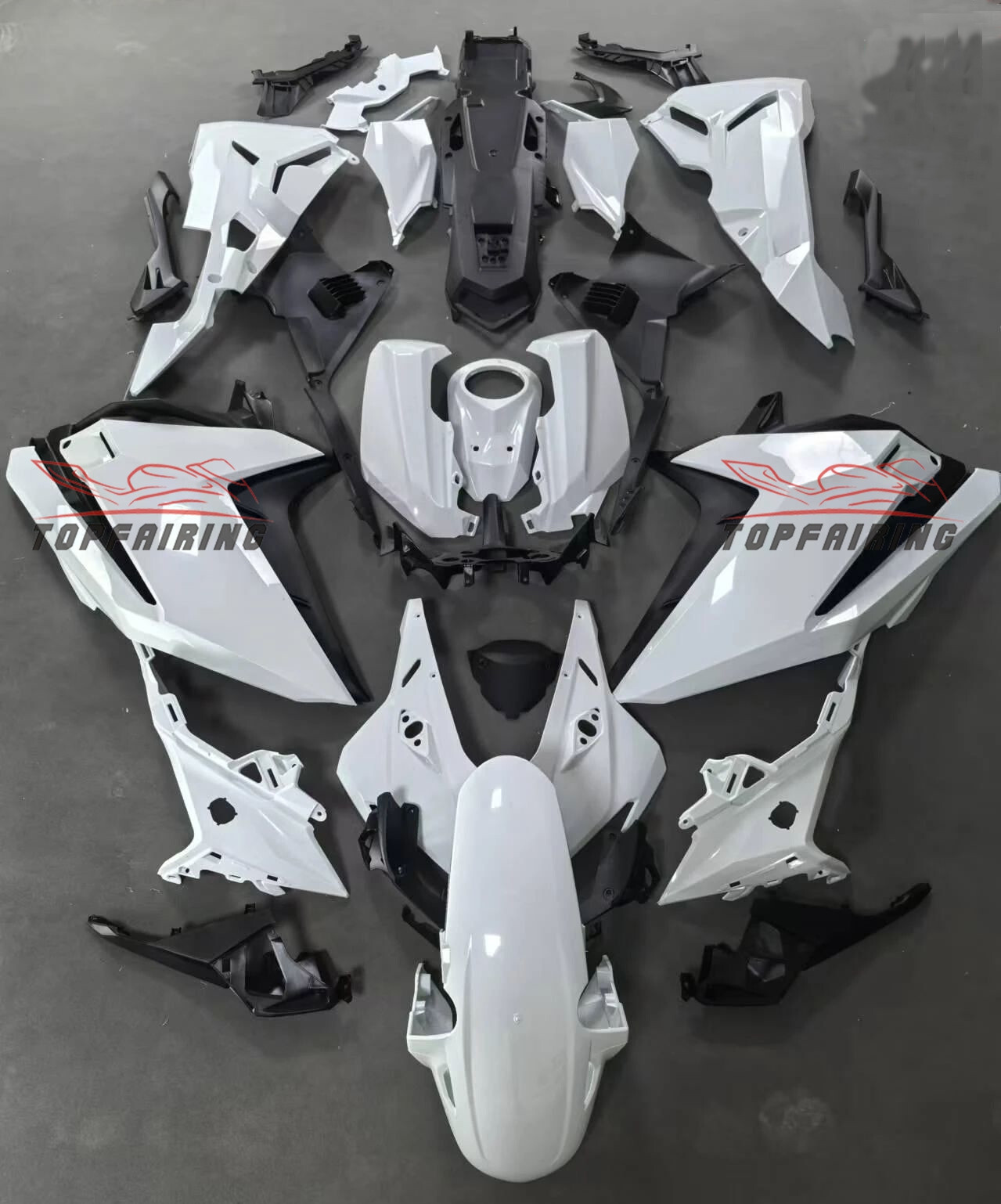 For Honda CBR250RR 2017-2022 Unpainted White Fairing Kit ABS Injection Body work