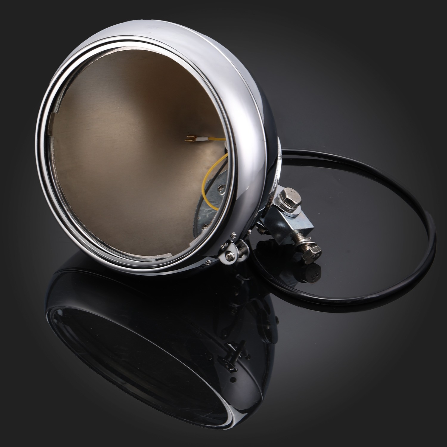 7″ Headlight Housing Light Bulb Bucket Fit For Harley Heritage Softail 86-11 USA