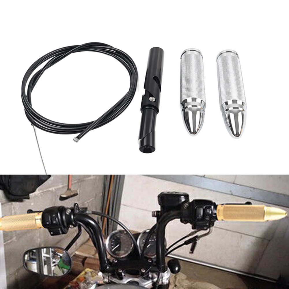 1″ 25mm Handle Bars Internal Throttle Assembly For Harley Custom Chopper Bobber