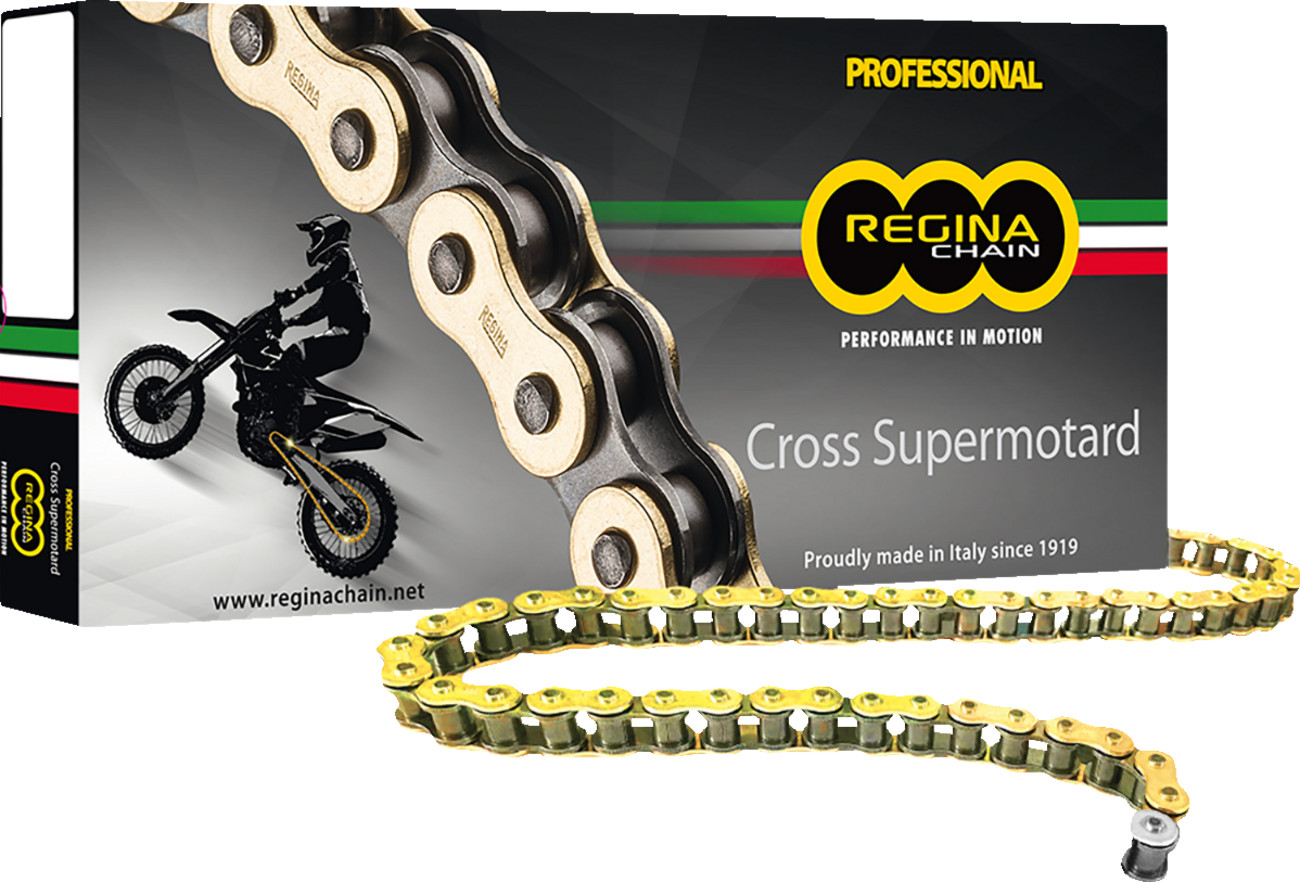 Regina Chain 520 RH2 Pro Series Drive Chain 114 Links Gold Offroad