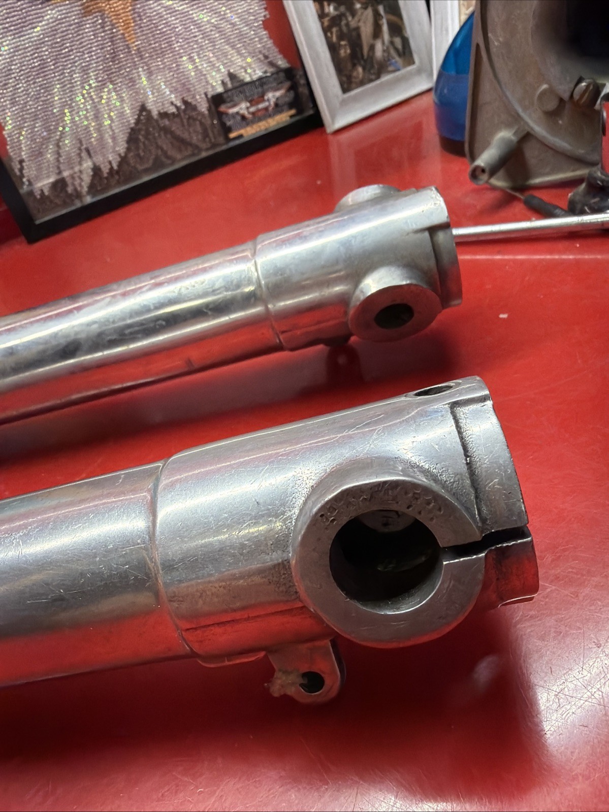 Ducati Front Mazzorachi Ceriani OEM Scrambler Forks Front End Desmo Polished