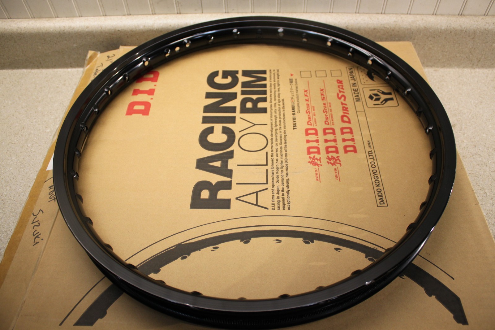 D.I.D. Racing Rim 36 Hole Black Front 21×1.60 Suzuki Kawasaki Yamaha 8598 KC1