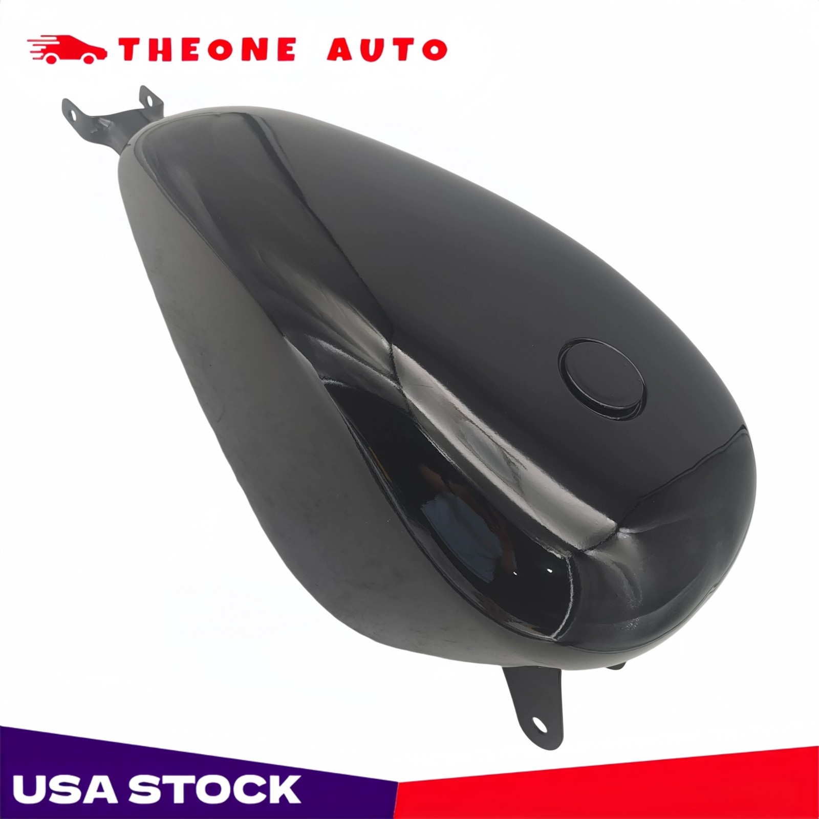 Fit For Harley Sportster 883 XL 1200 2004-06 Vivid Black 3.7gal. Gas Fuel Tank