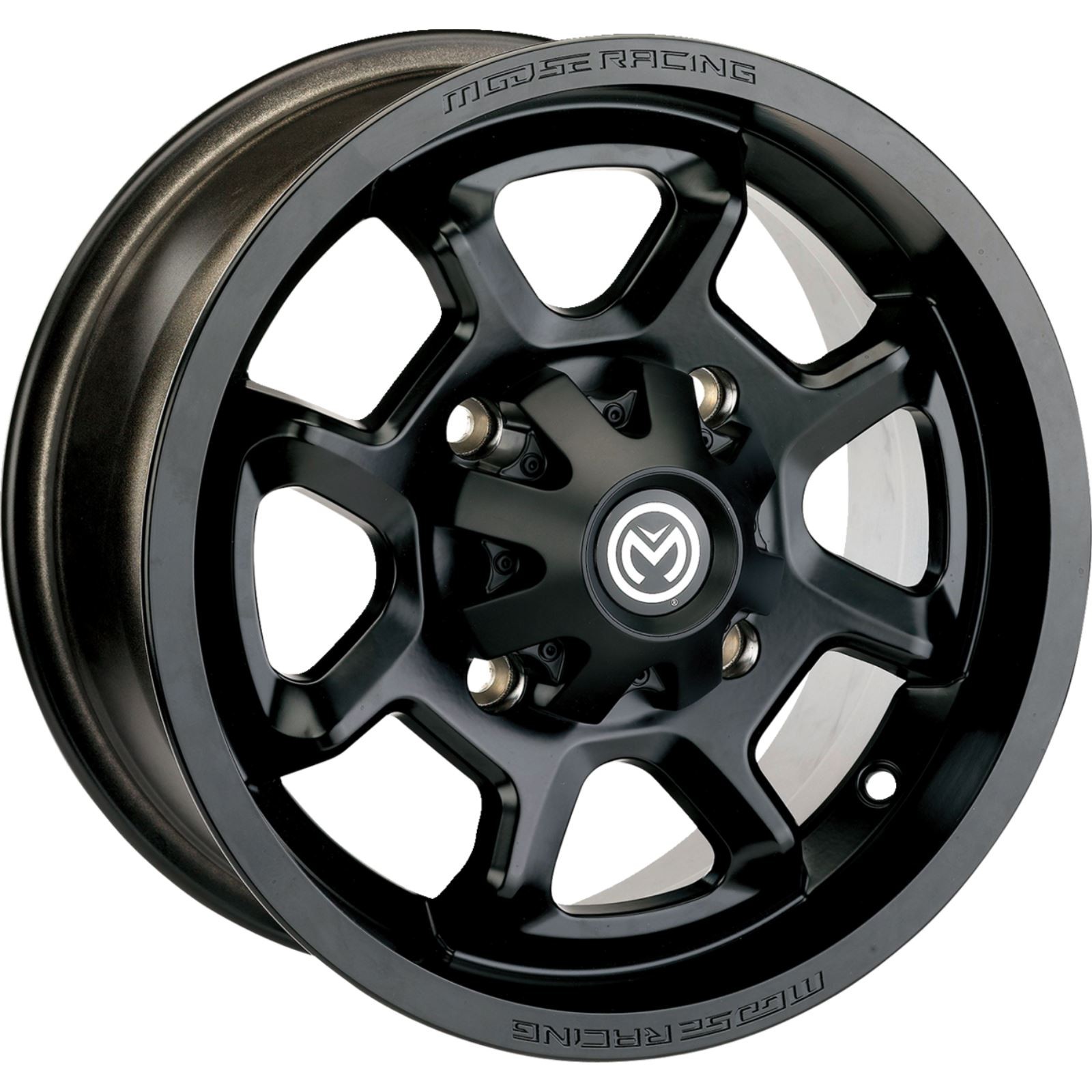 Wheel – 415X – Front/Rear – Black – 14×7 – 4/136 – 5+2 415MO147136MB55